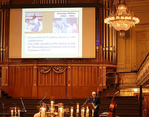 Prof Righini’s acceptance talk